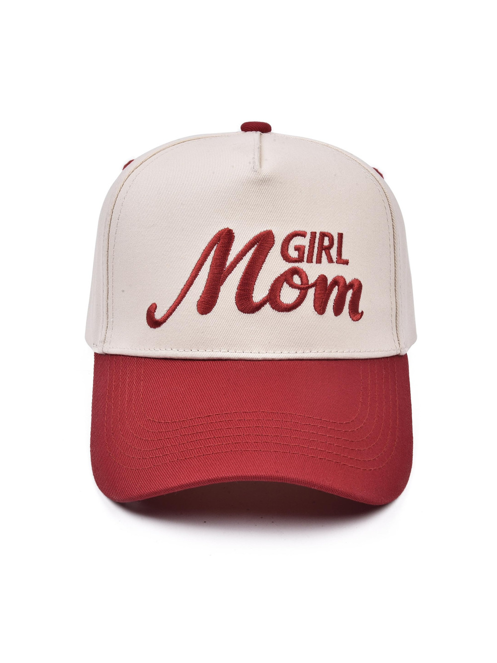 Mommin Trucker Hat,Vintage Two-Tone Women's Baseball | Gmom Hat, Red | Size OS